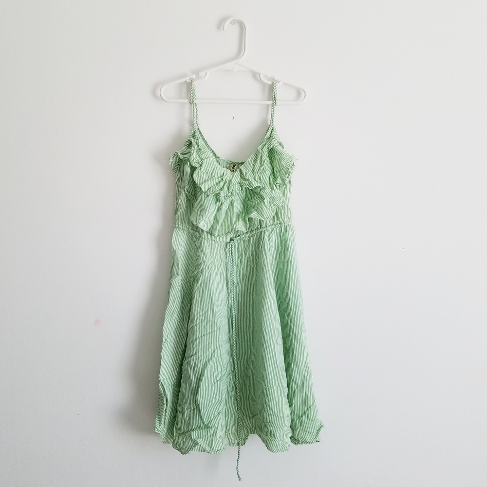 Free People Green Flowy Dress
